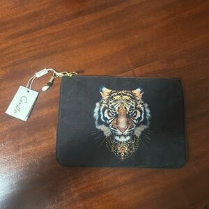 Camilla small canvas clutch